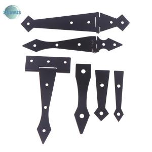 XUNYU3 บานพับประตูตู้เฟอร์นิเจอร์2ชิ้นบานพับเหล็กสีดำพับได้สำหรับประตูตู้อุปกรณ์ฮาร์ดแวร์ที่ทนทานสำหรับใช้ในบ้าน