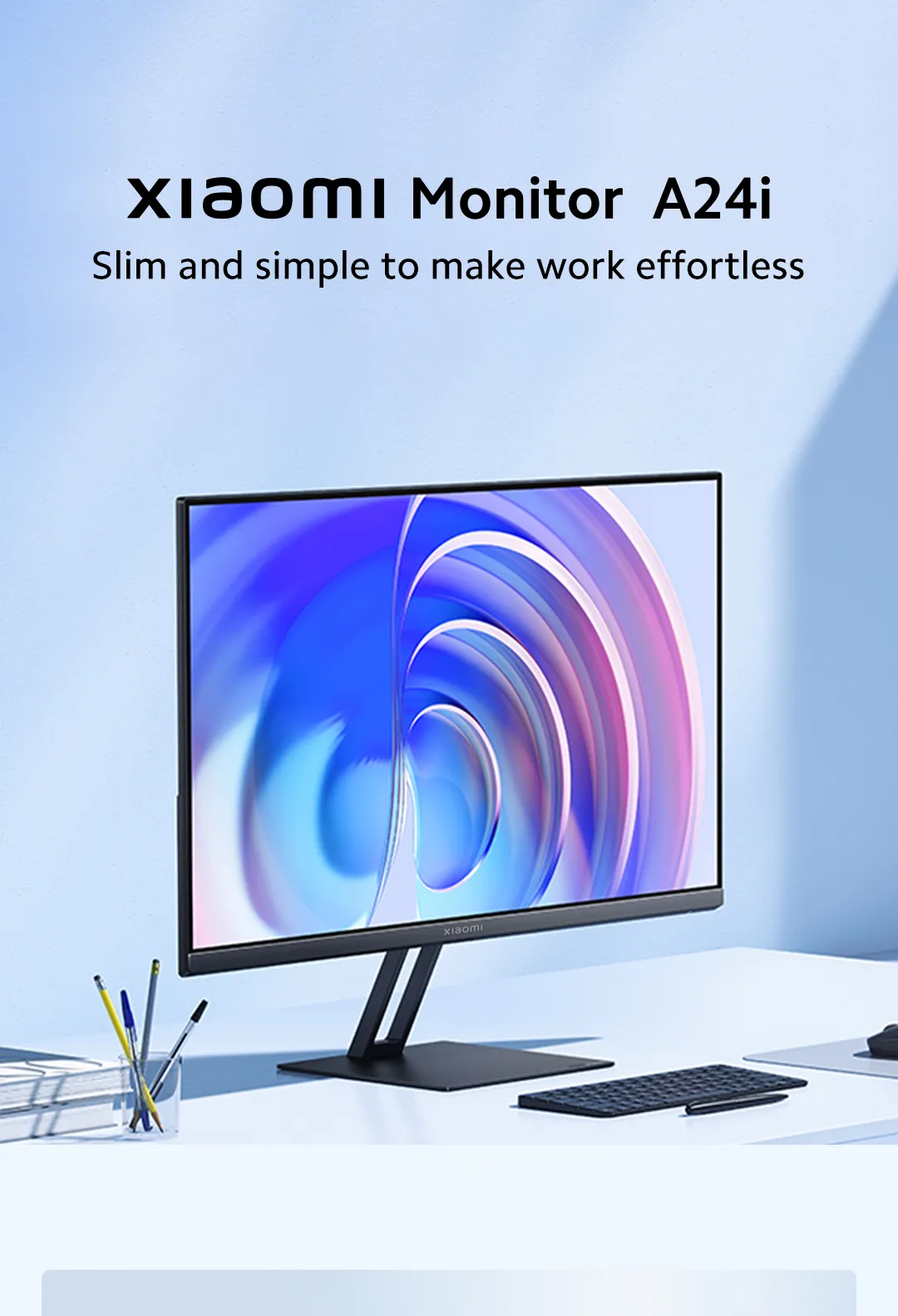 Xiaomi Monitor A24i – 24″ FHD 100 Hz IPS | Aihome Malaysia