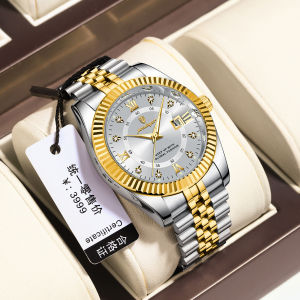 POEDAGAR luxury watch for men waterproof hot sale business stainless steel diamond calendar wristwatch