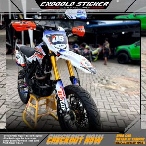 Kawasaki klx dtraker decal stiker motor | emblem | aksesoris | stiker glossy | murah