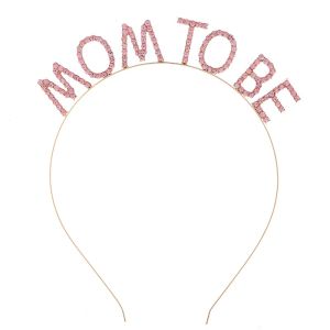 Flor de amor Mom to Be Mummy to Be Headband Hair Loop Baby Shower Party Decoration Gender Reveal Its a Boy Its a Girl
