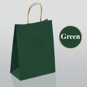 10Pcs Paper Bag 2025 Christmas Birthday Loot Bag Gift Bag Handbag Tote Bag Packing Bag Storage Bag