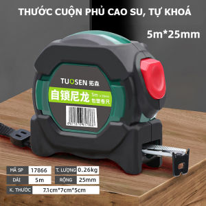 Thước cuộn 5m với khả năng chống rơi môi trường khắc nghiệt - Thước xịn của hãng Tuosen