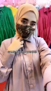 Dress Muslim Kania Pilihan Warna Pesen Di Chat