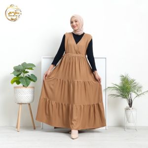 Gamis Sleeveless tanpa inner murah terbaru