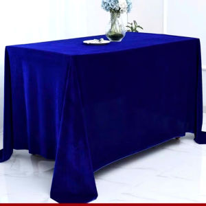 Khăn Trải Bàn Nhung Mịn Đơn Sắc Đa Dạng Màu Sắc Kích Thước 2m x 1m6 Phong Cách Hiện Đại
