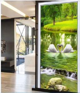Tranh gạch 3d nhà mồ - HBBB56