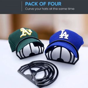 5pcs Hat Brim Bender Hat Brim Curving Tool No Steaming Required Band Accessories Baseball Cap Edges
