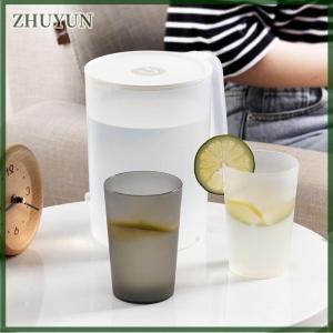 ZHUYUN Bình nhựa chai nước lạnh và ly đặt nhà công suất lớn nước Jug