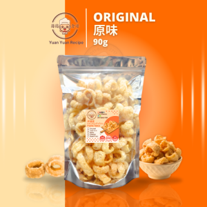 香脆炸猪皮零食 / Crispy Pork Rind Snack / Non-Halal Keropok / (Made From Fresh Pork Skin)