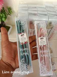 sovenir pernikahan 1set Sendok Travel mika sendok+garpu+Sumpit souvenir pernikahan 50pcs