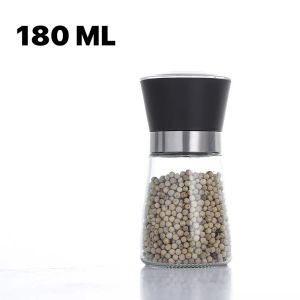 บดพริกไทย ที่บดพริกไทย ขวดบดเครื่องเทศ ที่บดขวดแก้ว