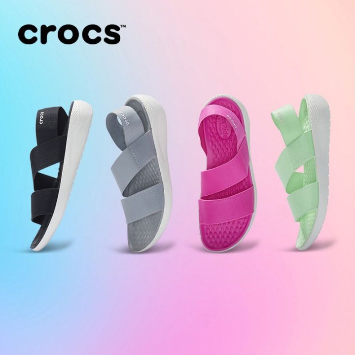 Sale! Crocs Wanita Sandal Crocs Literide Stretch Sandal Women