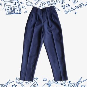 Quần đồng phục học sinh cấp 1 cấp 2 - quần tây xanh đen nam sinh có BIG SIZE 80kg - NH BIG SIZE SHOP