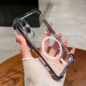 เคสกันกระแทกสำหรับ Vivo Y17S Y28 5G เคสศัพท์ 2025 ดีไซน์แม่เหล็กใหม่ เคสสวยงาม SZ15