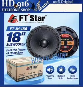 HD916 shop 1Pcs FTStar FT-JH-186 3000Watts 18 Inches Aluminum Die Cast  Professional Speaker
