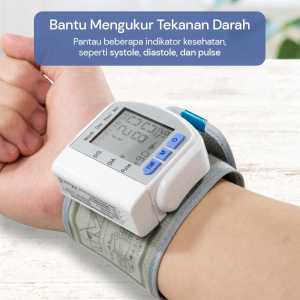 Tensi darah digital Tensimeter pengukur cek Tekanan Darah otomatis lengan tangan omicron