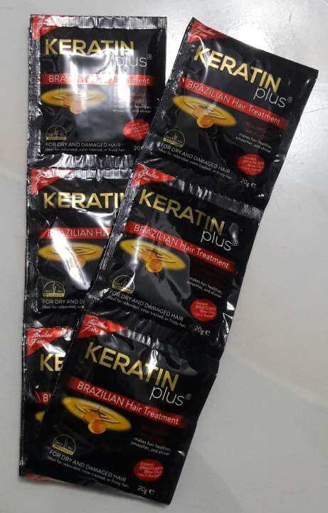 Keratin Plus Brazilian Hair Treatment Black 20g X 12sachet Lazada Ph 2649