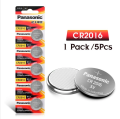 ของแท้ CR2032 ถ่านกระดุม Panasonic รุ่น CR2032 / CR2025 / CR2016 / CR1632 / CR1620 / CR1616 / CR1220 3V Lithium Battery พร้อมส่ง (1 Pack มี 5 pcs). 