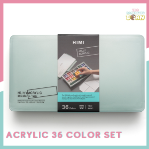 Miya Himi HIMI Twin Cup Jelly Acrylic Paint Set 48 Colors 12g Jelly Cup Design Non-Toxic