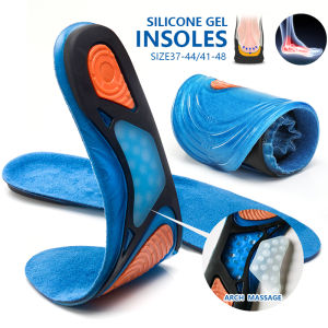 Foot massage insole Elastic Silicone Gel Orthotic Sport Insert insole massage acupoints
