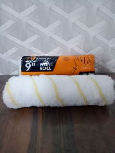 REFILL BULU ROLL TUSUK BESAR PUTIH 9" WILMER PER PCS