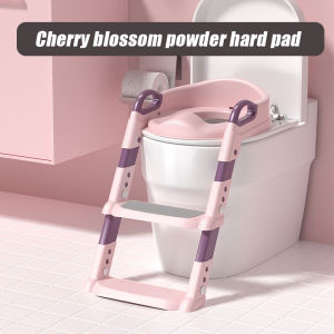 Foldable Baby Toilet Seat Kids Toilet With Ladder Child Potty Chair Toilet Trainer Seat Toilet Ladder Anti-Slip With Safety Handle