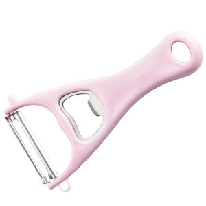 KS เครื่องปอกอเนกประสงค์สำหรับใช้ในครัวเรือนเครื่องปอกผลไม้แตงโมและเครื่องปอกผลไม้ที่เปิดขวดเบียร์