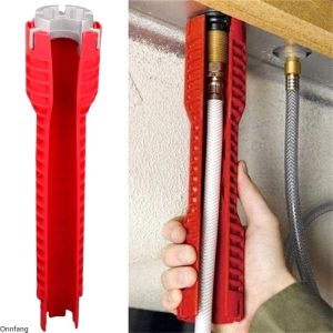 CANICECA Multi-Functional Sanitary Wrench Anti-Slip 8 In 1 Faucet Wrench Disassembly Tool Installation Tool Bathroom Faucet
