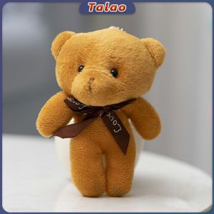 Talao Cartoon Bear Plush Teddy Bear Small Pendant Bear Toy Bag Pendant Desktop Decoration