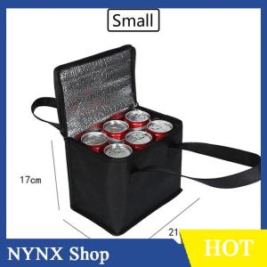 [NYNX] Ngoài trời mát hộp xách tay nhiệt cách điện Túi lạnh cắm trại thực phẩm uống Bento Túi BBQ Zip gói Dã Ngoại Nguồn cung cấp