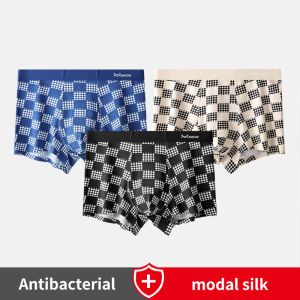 CMENIN  3Pcs Modal Mới Gợi Cảm Nam Quần Lót Võ Sĩ Quần Short Thoáng Khí Cuecas Quần Lót Nam Boxer Quần Lót Nam M1163