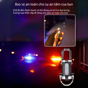 Đèn pin đa năng đèn pin mini siêu sáng đèn pin sạc dự phòng đèn pin đa năng treo thắt lưng ô tô