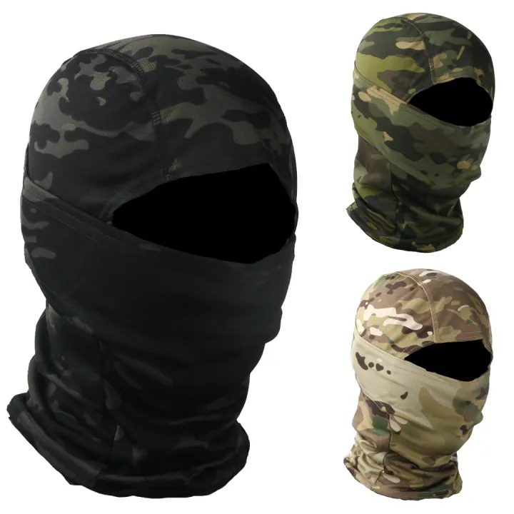 หมวกไอ้โม่งลายพราง กันแดด UV