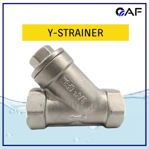 Stainless Steel SS316 Y Strainer 1/2” to 2” Mesh Size 1mm Female Thread Y Shaped Filter Valve Connector