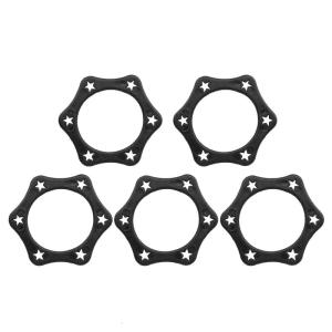 5 chiếc Thiết bị chống lật bằng nhựa cho micro cầm tay Vòng chống lật phù hợp kích thước tiêu chuẩn mic-rô không dây