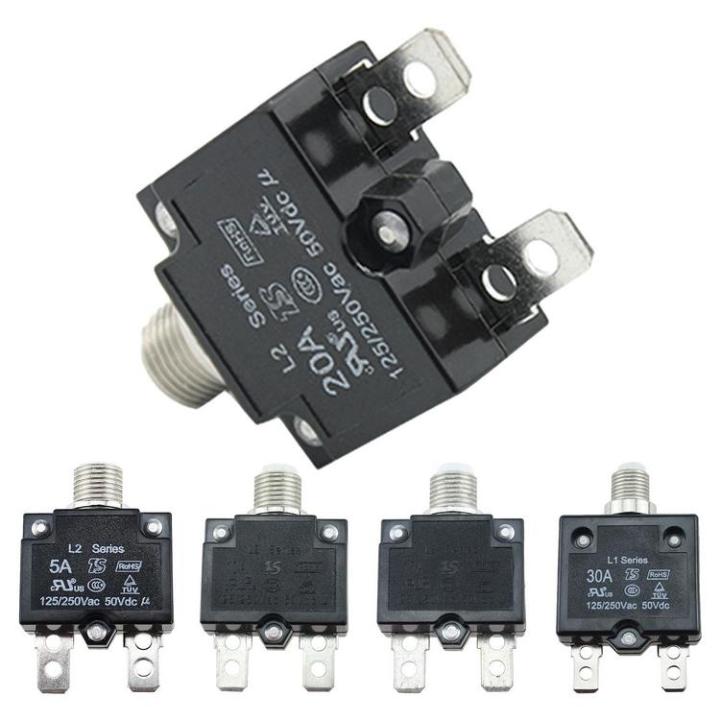 Thermal Overload Protector Overload Circuit Breakers Button Manual