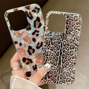 Vintage Leopard Print Phone Case For iPhone 16 15 14 13 12 Mini 11 Pro Max X XR XS 7 8 Plus SE Dream Shell Leopard Marble Cover