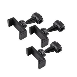 3Pcs Multi Angle Adjustable Smartphone Clamp Mount Cellphone Holder for Microphone Stand Mic Stand Mobile Phone Holder