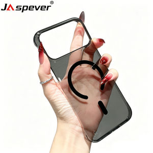 Frameless PC Case For iPhone 17 Air 16 15 14 Plus 13 12 11 Pro Max Magnetic For Magsafe Transparent Hard Cover Borderless Shell