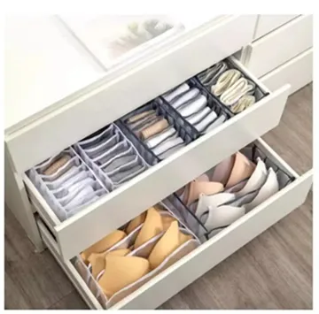 EYUVAA Undergarments Organizer 1 Cell Plastic Box Tie Panty Storage Or –  Eyuvaa