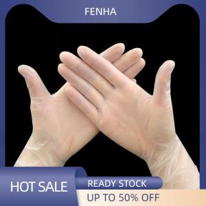 FENHA Water HUANYU1 100PCS Disposable Food Plastic Gloves Kitchen Accessories for Restaurant BBQ