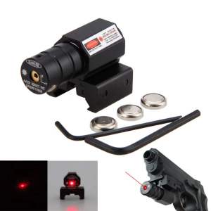 Tactical Metal Red Green Laser Scope Red/Green Dot Laser Sight Scope Adjustable Laser Clamp with Battery