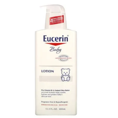 🇺🇸พร้อมส่ง‼️Eucerin Baby Lotion Fragrance Free 13.5 fl oz (400 ml)