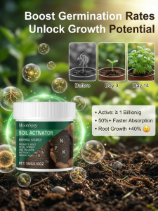 Root Strengthening Seedling Soil Activator Soil Revitalizer Plant Nutrient Supplement Soil Loosening Soil Optimization Revitalizing Agent Gardening Care