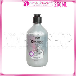 SDB X Silver Cover Pro SERIES Professional Conditioner Shampoo 250ml Rambut Bleaching Rusak Keratin