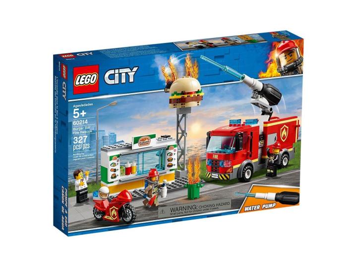 LEGO 60214 City Burger Bar Fire Rescue | Lazada