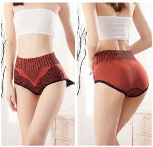 UL-7705 กางเกงในหญิง กางเกงในสาวอวบ กางเกงในไร้ขอบ กางเกงในเอวสูง ยกก้น กางเกงในผู้หญิง อ้วน กางเกงในแฟชั่น กางเกงในเก็บพุง