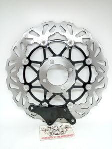 piringan Cakram lebar karisma / supra 125 / revo lama black model psm