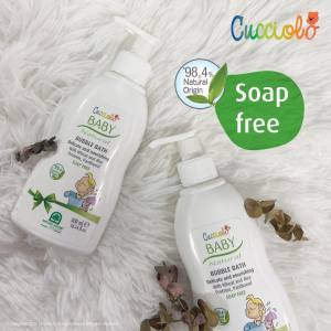 CUCCIOLO Baby Bubble Bath (300ml) | Gentle Body Wash that Moisturizes Skin